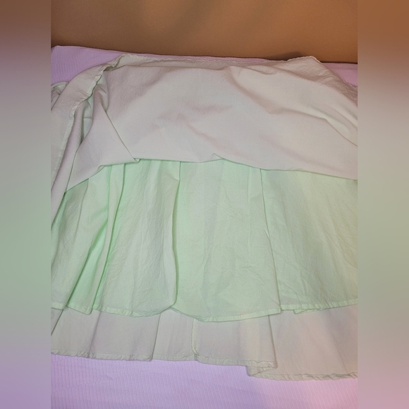 Rosesbythepetal 100% Linen Green Cottagecore Cottage Core Knee Length Dress sz S - Picture 5 of 11